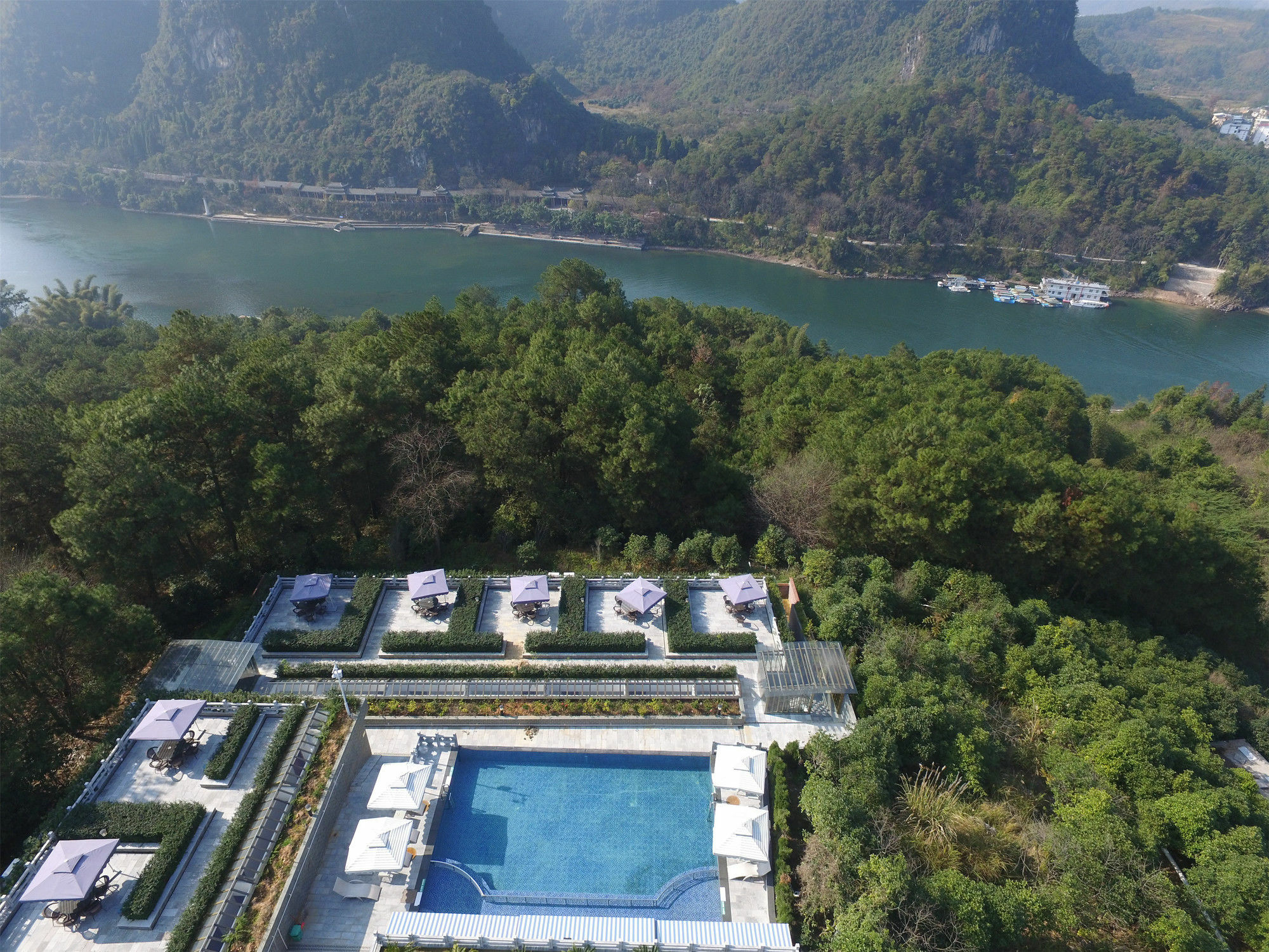 Hotel Yangshuo Mountain Top Retreat Exterior foto